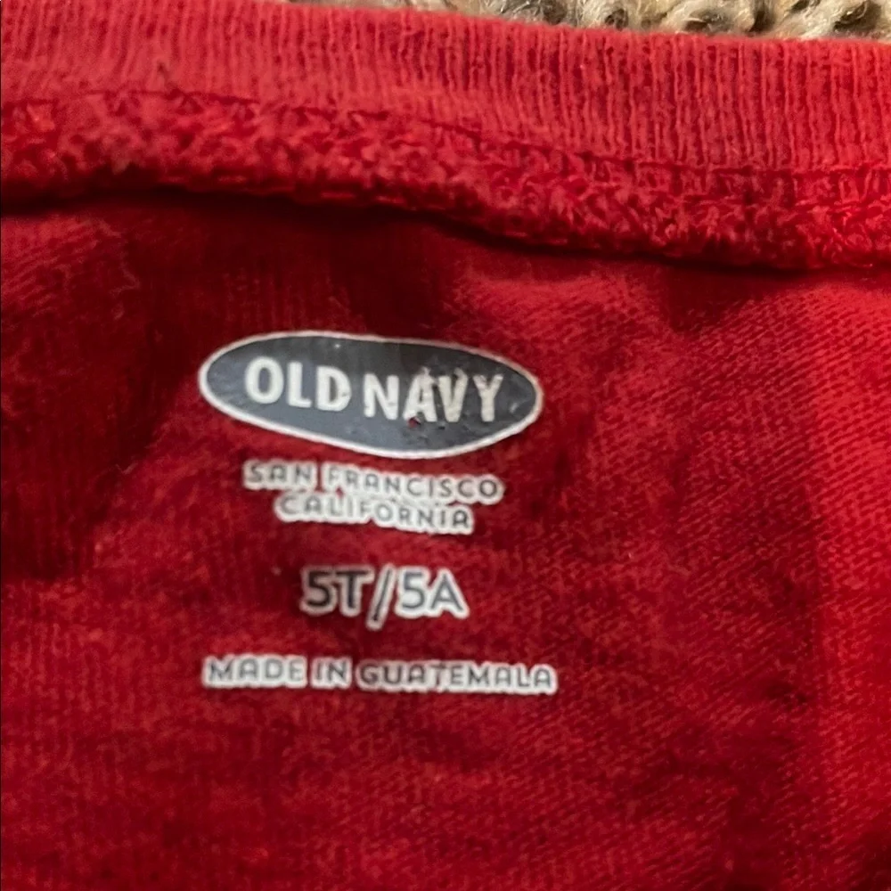 Old Navy bright red